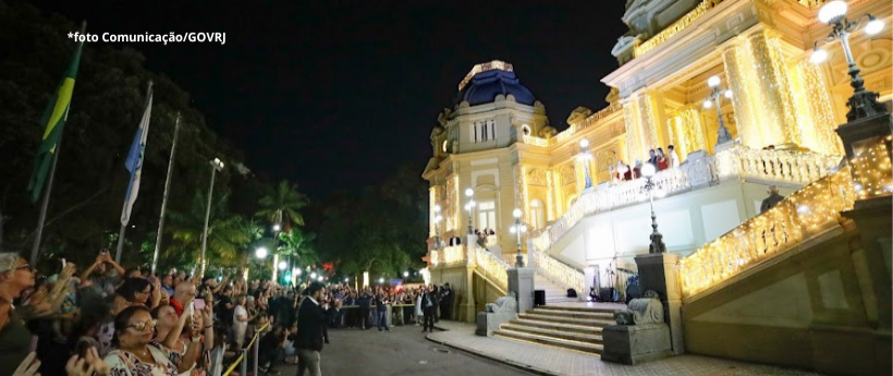 Luzes da Guanabara Iluminam o Palácio Guanabara