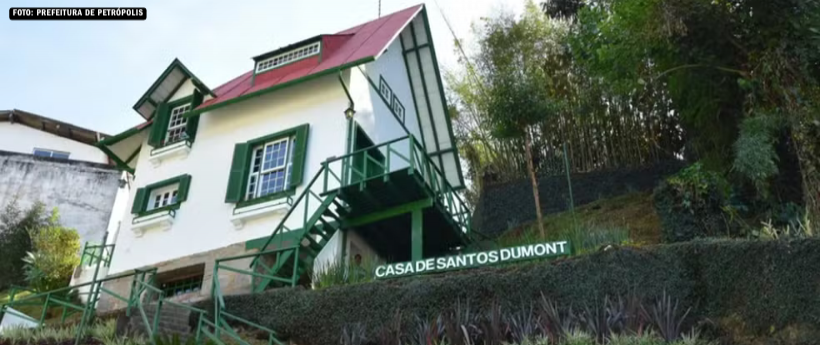 Petrópolis celebra 183 anos com entrada gratuita na Casa de Santos Dumont
