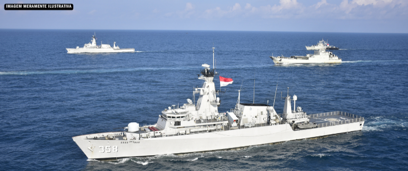Marinhas do Brasil e dos Estados Unidos realizam exercícios conjuntos no litoral do Rio