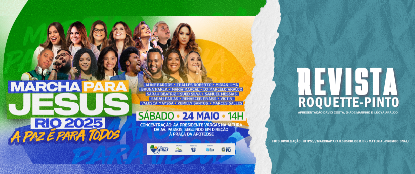 Marcha para Jesus do Rio de Janeiro acontece neste sábado