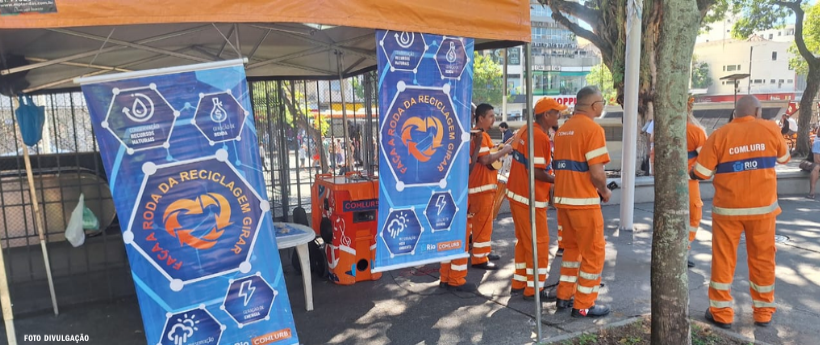 Comlurb Faz Campanha de Coleta Seletiva em Laranjeiras