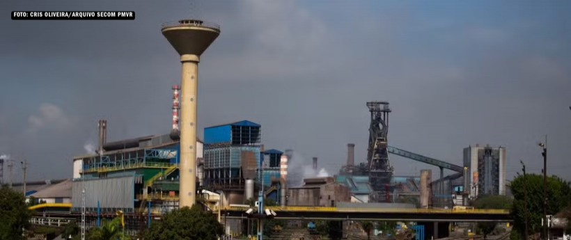 Relatório da PF aponta risco de contaminação no Rio Paraíba do Sul por rejeitos da CSN