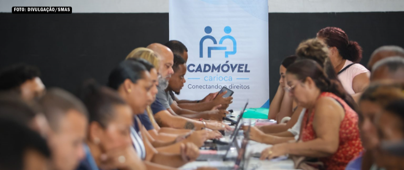 “CadMóvel Carioca – conectando a direitos” leva serviços aos moradores de Manguinhos