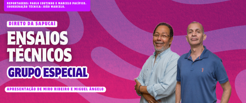 Da Sapucaí para o rádio: Roquette-Pinto transmite os Ensaios Técnicos do Grupo Especial