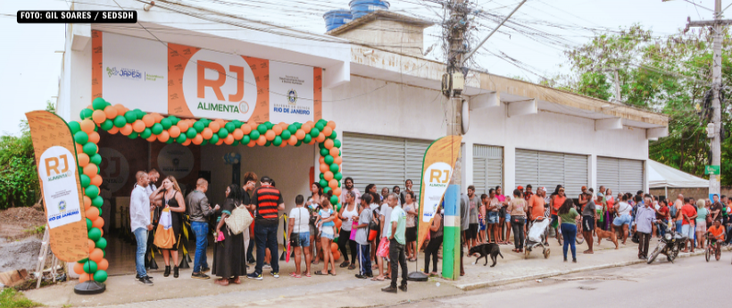 Governo do Estado inaugura nova unidade do RJ Alimenta 