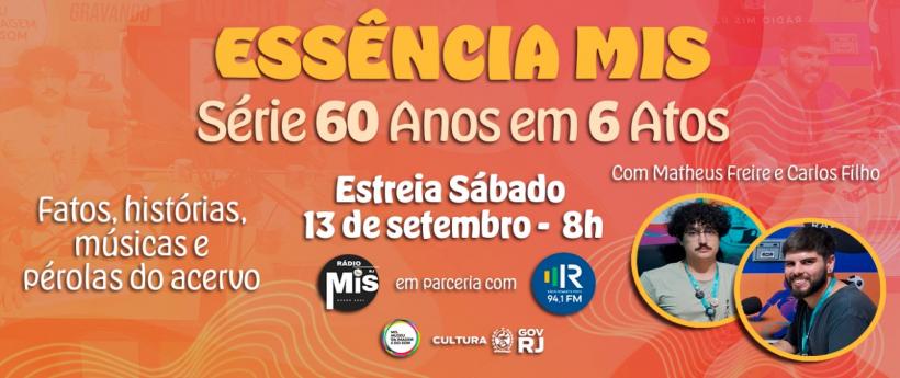MIS celebra 60 anos com a série especial "Essência MIS – 60 anos em 6 atos