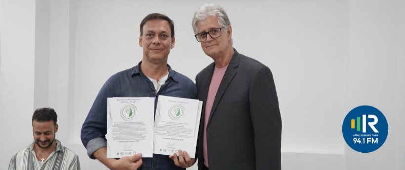 Rádio Roquette-Pinto recebe Selo IPCEAT e presidente Fernando Nogueira é reconhecido por Liderança de Impacto