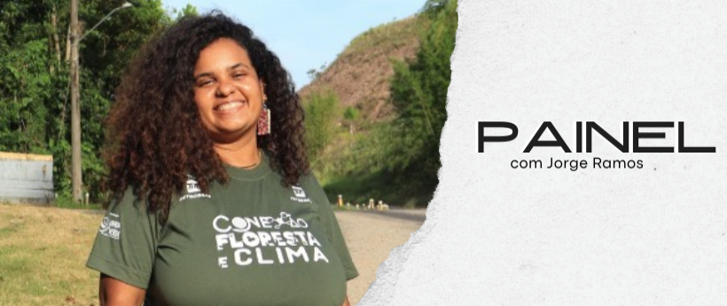 Tayane Guedes destaca programa de restauração ecológica na Baixada Fluminense.