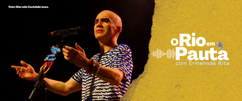 O cantor Edson Cordeiro faz duas apresentações do show "Edson Cordeiro canta Carmen Miranda e outros bambas" no teatro Rival Petrobras nos dias 9 e 10 de janeiro