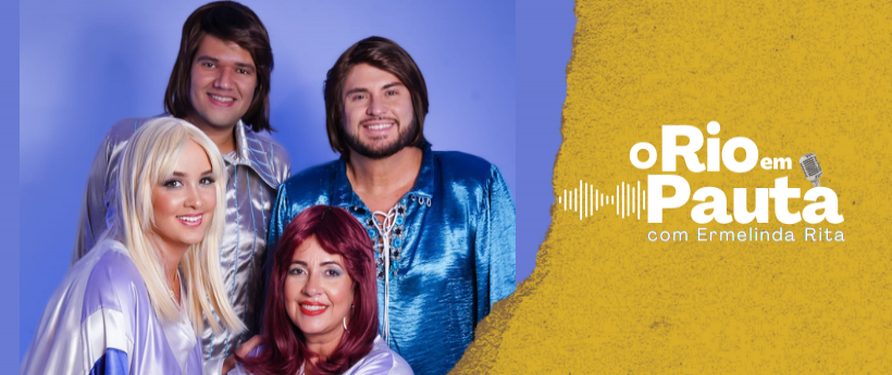 A banda Abba Alive faz show no teatro Claro mais Rio no dia 27 às 8 horas da noite