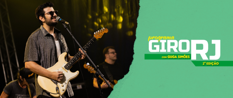No programa Giro RJ 2ª Edição desta segunda (13), Guga Simões conversou com o vocalista da banda Brugger, Murilo Brugger, sobre a história da banda e sobre planos futuros. Confira!