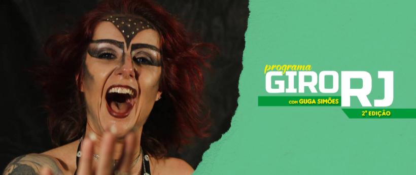 a cantora e compositora xl max, que trouxe muito rock'n'roll pro bate papo musical do giro e contou sobre as novidades dos próximos meses.