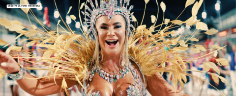 Carol Noronha estreia na Marquês de Sapucaí em ensaio técnico da União da Ilha.