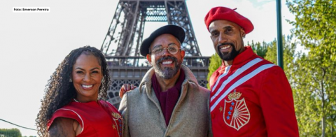 União de Maricá retorna à França para participar do Festival de Cinema Brasileiro em Paris. A União de Maricá segue ampliando suas fronteiras e desembarcou novamente na França, agora para uma apresentação especial no encerramento do Festival de Cinema Brasileiro em Paris. A escola sobe ao palco do Cinema L’Arlequin, nesta terça-feira (14), levando a força do samba e da cultura popular brasileira ao público europeu. A apresentação contará com uma delegação representativa da agremiação, formada pelo casal de 