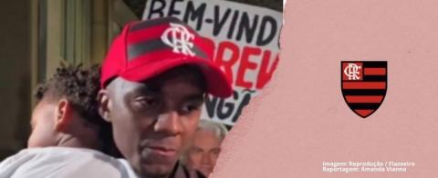 Andrew chega ao Rio para assinar contrato com o Flamengo