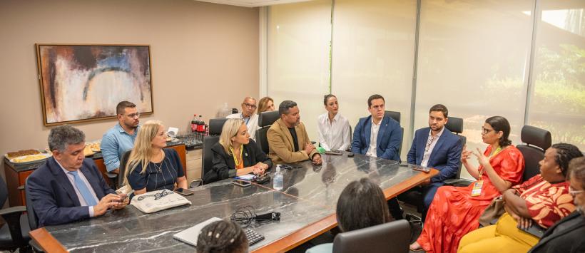 SERGB recebe vice-governador, secretária de Cultura e comitiva de prefeitos em Brasília