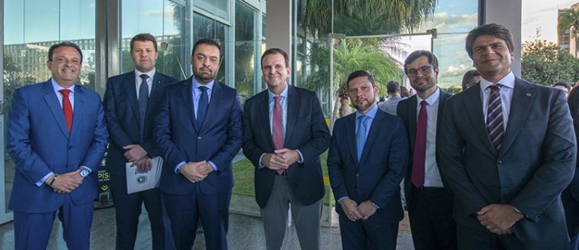 Secretário André Moura integrou comitiva de representantes fluminenses