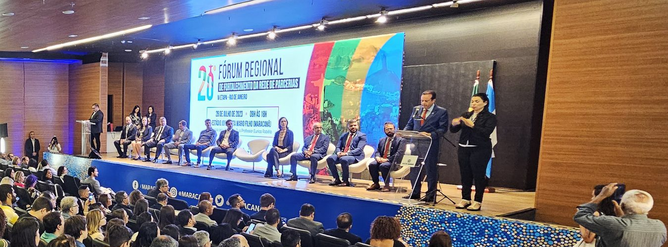Fórum Regional de Fortalecimento da Rede de Parcerias lotou o auditório do Maracanã