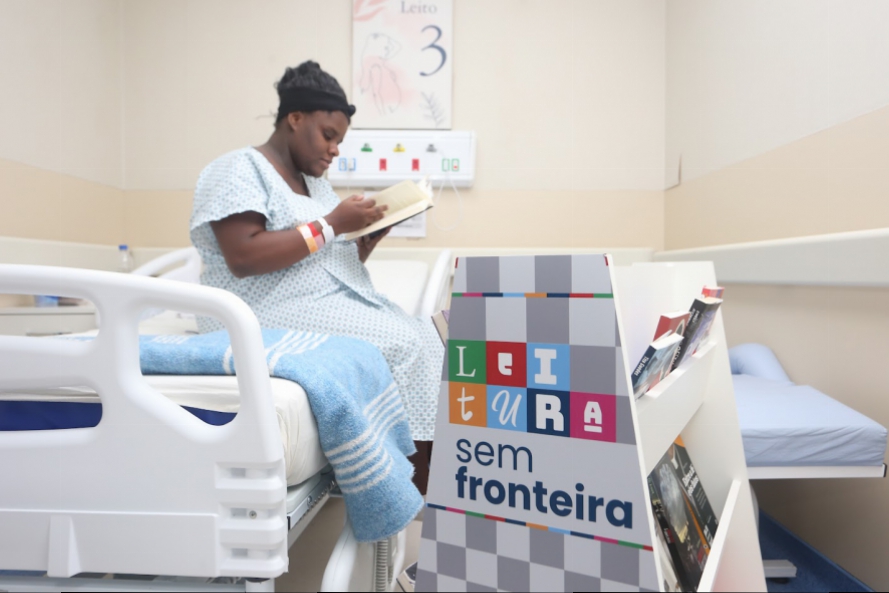Novo projeto da Secretaria de Estado de Saúde incentiva leitura para pacientes