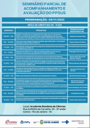 Seminário Parcial de Acompanhamento e Avaliação do PPSUS