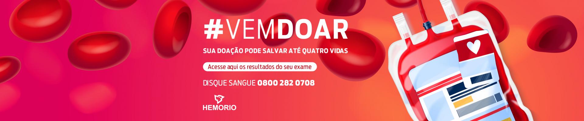 Sua doação pode salvar até quatro vidas