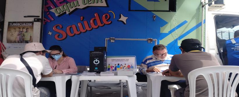 Circuito TB Sobre Rodas está percorrendo os municípios, no Agosto Laranja, reforçando as informações sobre como identificar e tratar a doença