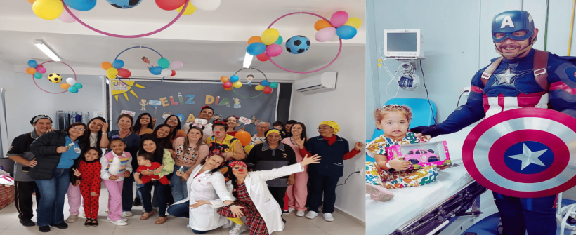 Profissionais de Saúde transformam unidades de pronto atendimento em espaços de celebração para os pequenos pacientes e filhos de colaboradores