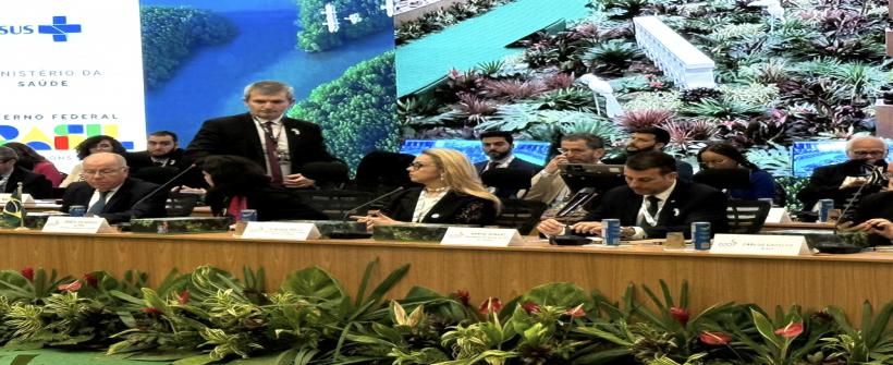 Claudia Mello participa da abertura da Reunião de Ministros de Saúde do G20