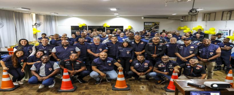 Profissionais participaram de curso sobre educação no trânsito realizado no Hospital Estadual Eduardo Rabelo