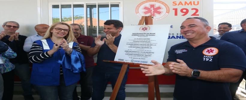 Zona Oeste do Rio de Janeiro ganha nova base descentralizada do SAMU Capital