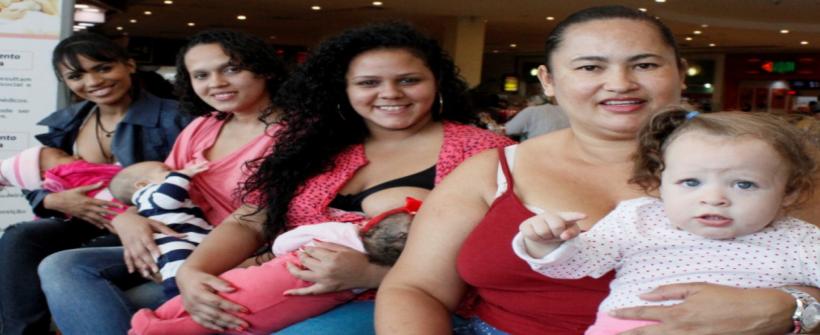Aleitamento materno é tema de ação de conscientização em Duque de Caxias