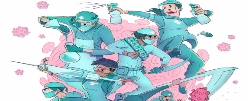 Arte é instrumento de suporte psicológico aos profissionais de saúde do estado