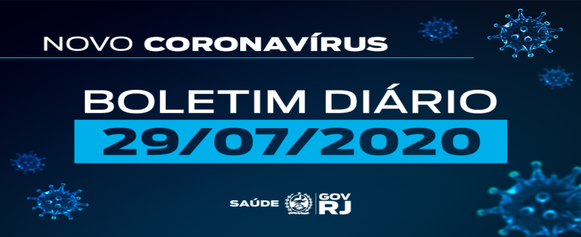 Boletim Coronavírus (29/07)