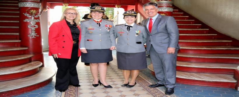 Secretária de estado de Saúde, Cláudia Mello, participa de comemoração dos 168 anos do Corpo de Bombeiros do Rio de Janeiro
