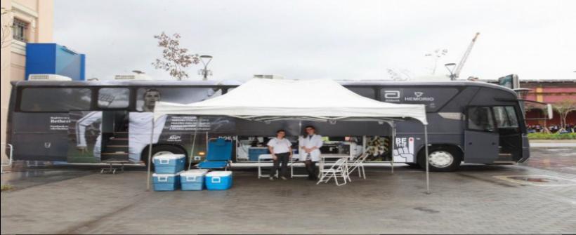 Boulevard Olímpico recebe coleta móvel do Hemorio