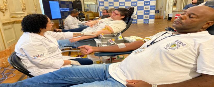 Câmara Municipal do Rio de Janeiro e Hemorio realizam terceiro mutirão de doação de sangue