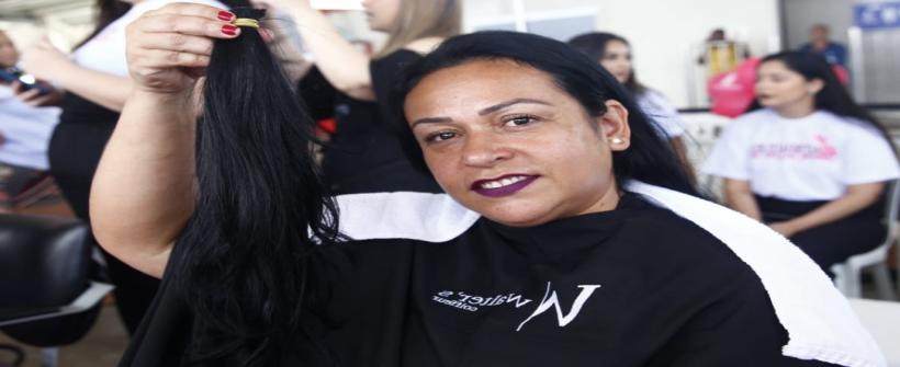 Cabelaço arrecada mais de 30 metros em doações de cabelo