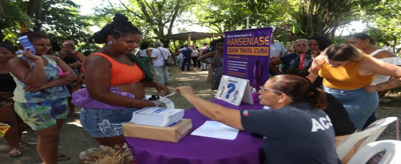 Campanha Nacional de combate à hanseníase é aberta pela primeira vez em um quilombo  