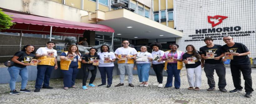 Campanha do Governo do Estado voltada ao Dia da Consciência Negra leva mais de 200 servidores ao Hemorio