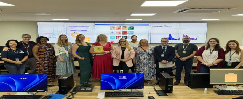 Centro de Inteligência em Saúde do Governo do Estado (CIS-RJ) recebe pesquisadoras do Brasil e da Alemanha