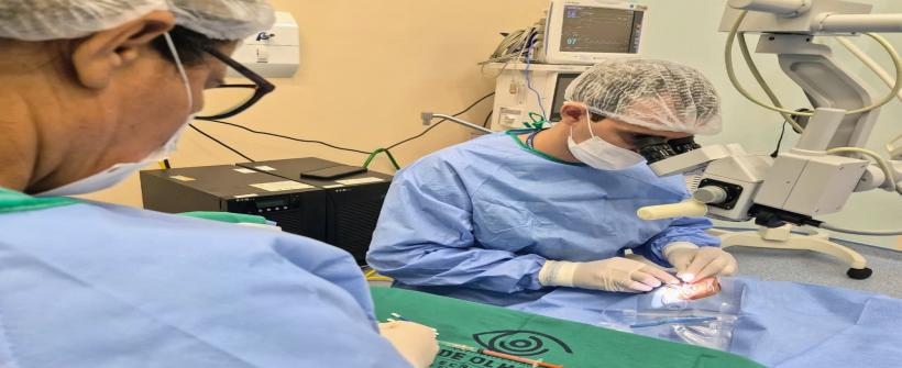 Nesta terça-feira (7/04), a unidade realiza 30 cirurgias de glaucoma e catarata
