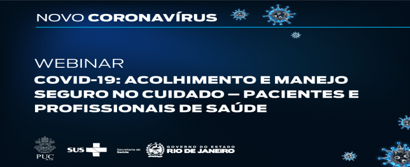 Covid-19: webinar para orientação técnica de profissionais de saúde