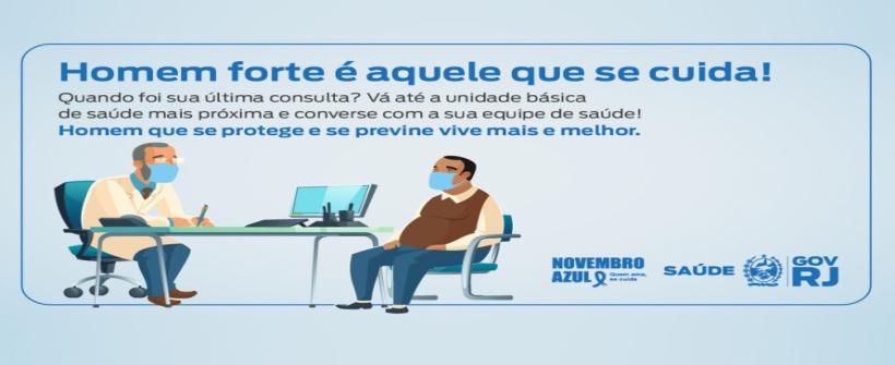 Cuidado com a saúde do homem é tema de palestra no Novembro Azul