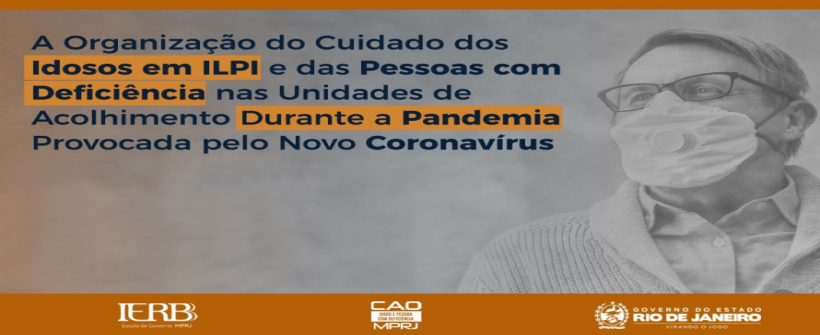 Cuidado com idosos e pessoas com deficiências durante a pandemia é tema de seminário online