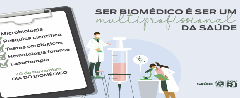  Dia do Biomédico: profissional atua em mais de 30 áreas da saúde