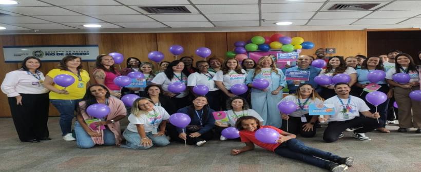Evento na Secretaria de Saúde reforça ações de conscientização entre funcionários da rede