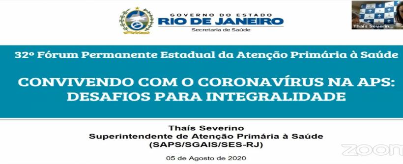 Fórum Permanente Estadual de Atenção Primária à Saúde discute propostas para retomar atendimento integral à população