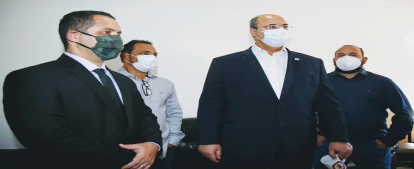 Governador e secretário de Saúde visitam obras de futuro hospital estadual em Magé