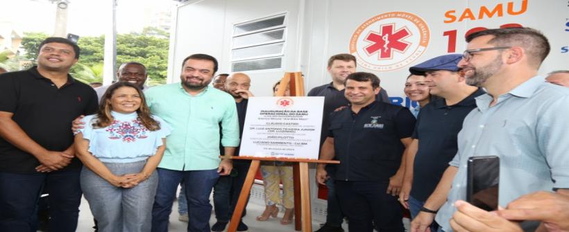 Governo do Estado inaugura base operacional descentralizada do SAMU Capital na Ilha do Governador