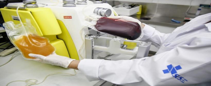 Hemorio conclui parte dos estudos com plasma convalescente
